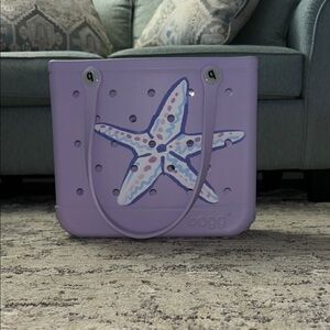 BOGG BAG Purple Starfish Tote
